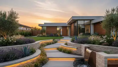Landscaping crew providing lawn care and outdoor maintenance in Grand Rapids, MI