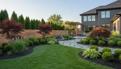 Landscaping service team in Grand Rapids, MI providing professional lawn care and landscape maintenance