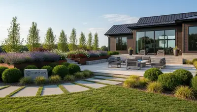 Landscaping crew serving Grand Rapids, MI with professional lawn and landscape services