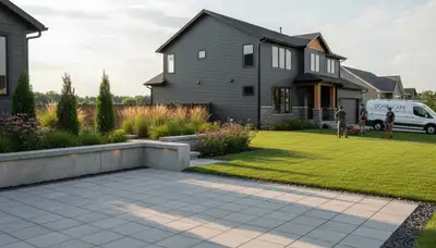 Landscaping crew serving Grand Rapids, MI with professional yard maintenance and outdoor care