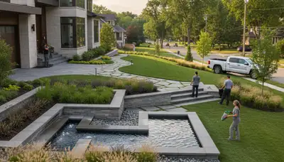 Landscaping team serving Grand Rapids, MI for lawn care and landscape maintenance