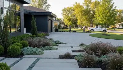 Landscaping team serving Grand Rapids, MI, for professional lawn and yard care
