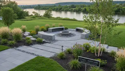 Landscaping crew serving Grand Rapids, MI with professional lawn and landscape services