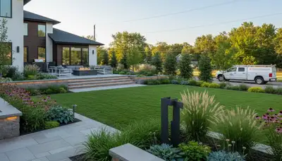 Landscaping team serving Grand Rapids, MI with professional lawn and garden care services
