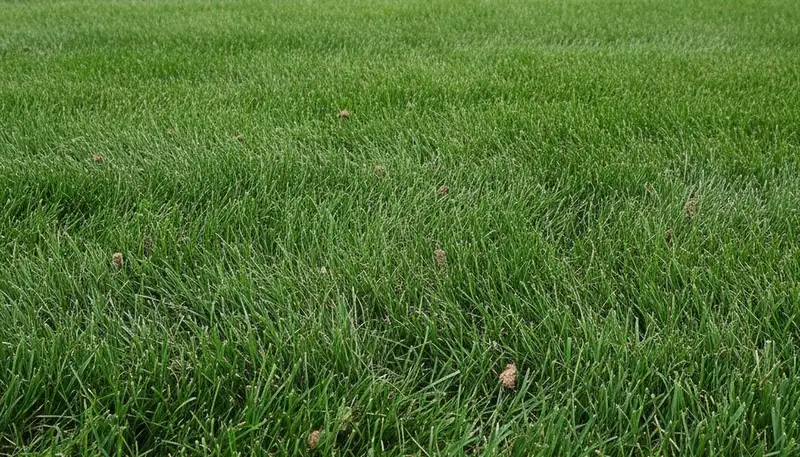 Healthy lawn recovering after core aeration by Chop Chop Landscaping in Grand Rapids, MI